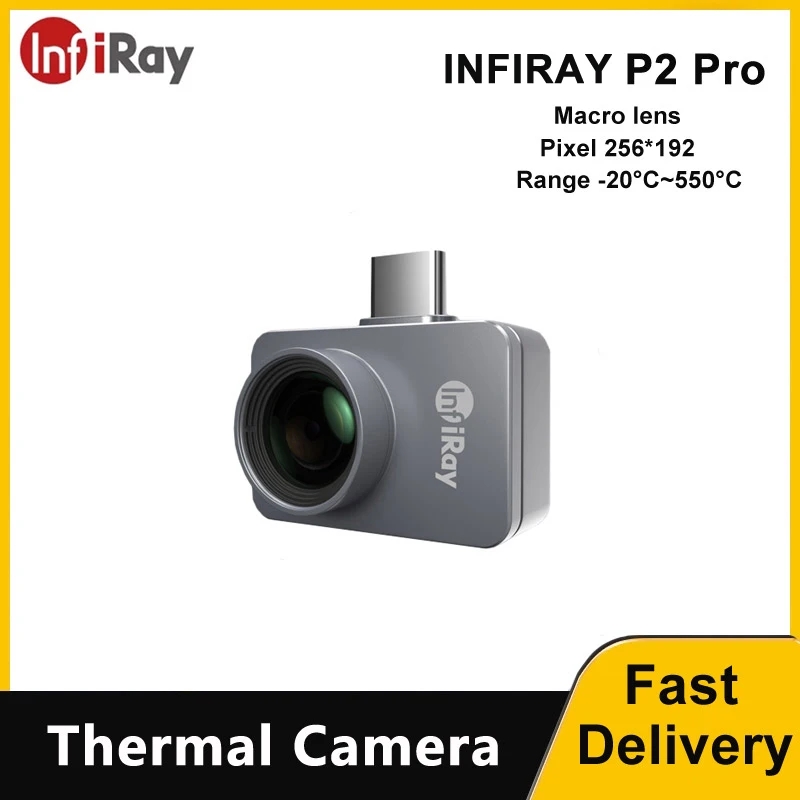 Infiray P2 Pro Macro Lens - InfiRay P2 Pro Cep Telefonu Kızılötesi