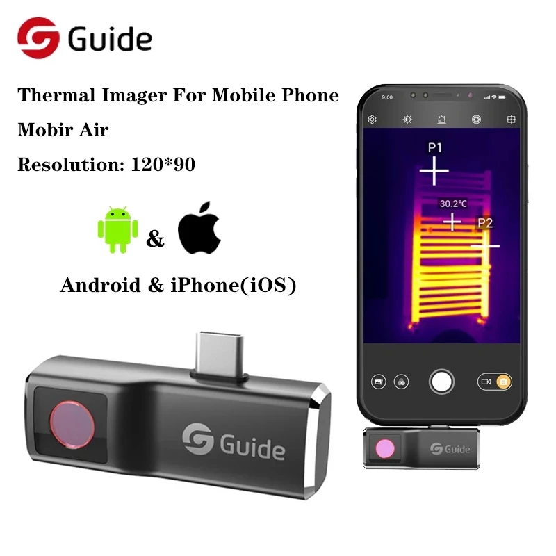 Infiray P2 Pro Macro Lens - Kılavuz Mobir Hava Termal Görüntüleme Kamerası