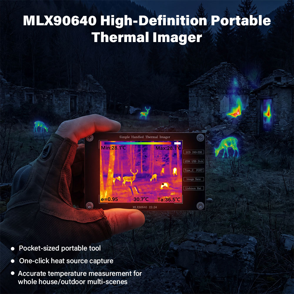 Nf 521 Thermal Imaging Camera - Taşınabilir Kızılötesi Görüntüleyici -40 ℃ ~300