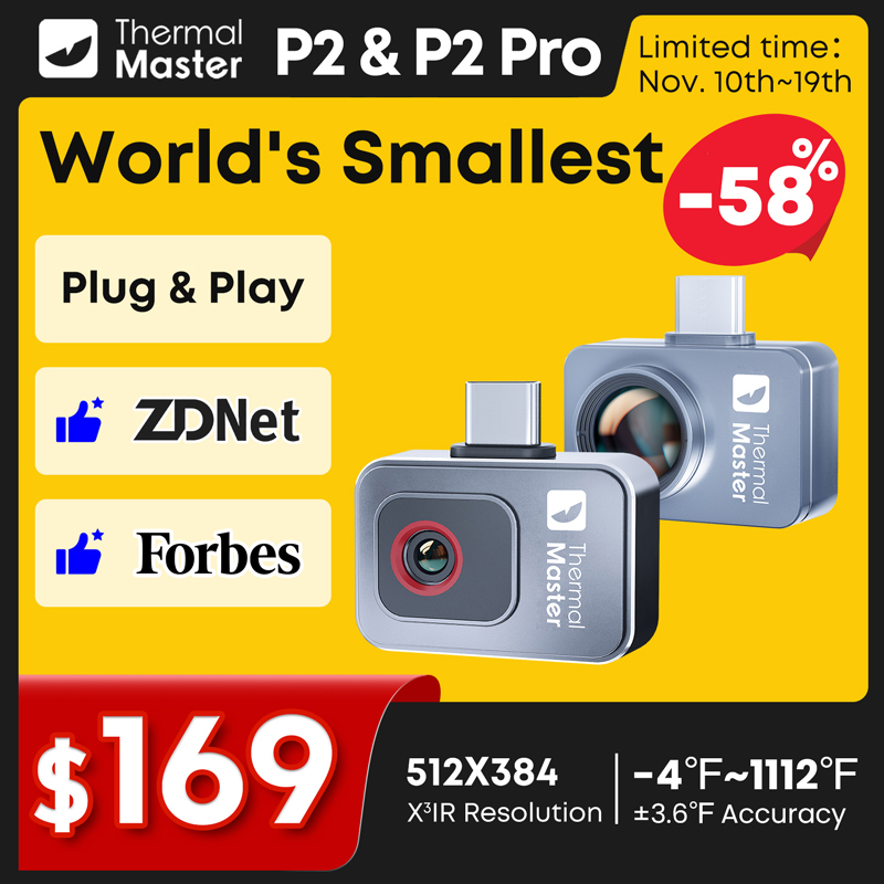 P2//P2Pro Termal Görüntüleme C - Infiray P2 Pro Macro Lens incelemesi ve fiyatı