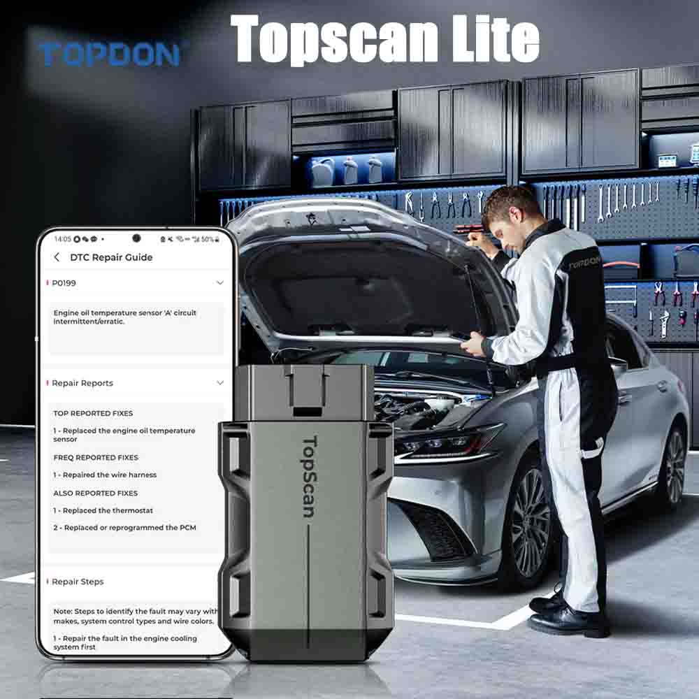 TOPDON Topscan Lite OE Seviyes - Topdon Tc001 Thermal Camera incelemesi ve fiyatı
