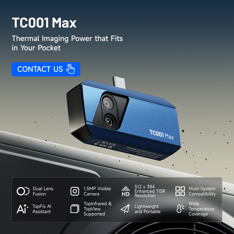 TOPDON TC001 Max Çift Lensli M - Topdon Tc001 Thermal Camera incelemesi ve fiyatı
