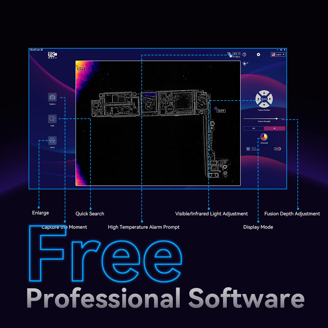 LANGCHI 6. Nesil Shortcam Lite - Shortcam Thermal Imaging Pcb incelemesi ve fiyatı
