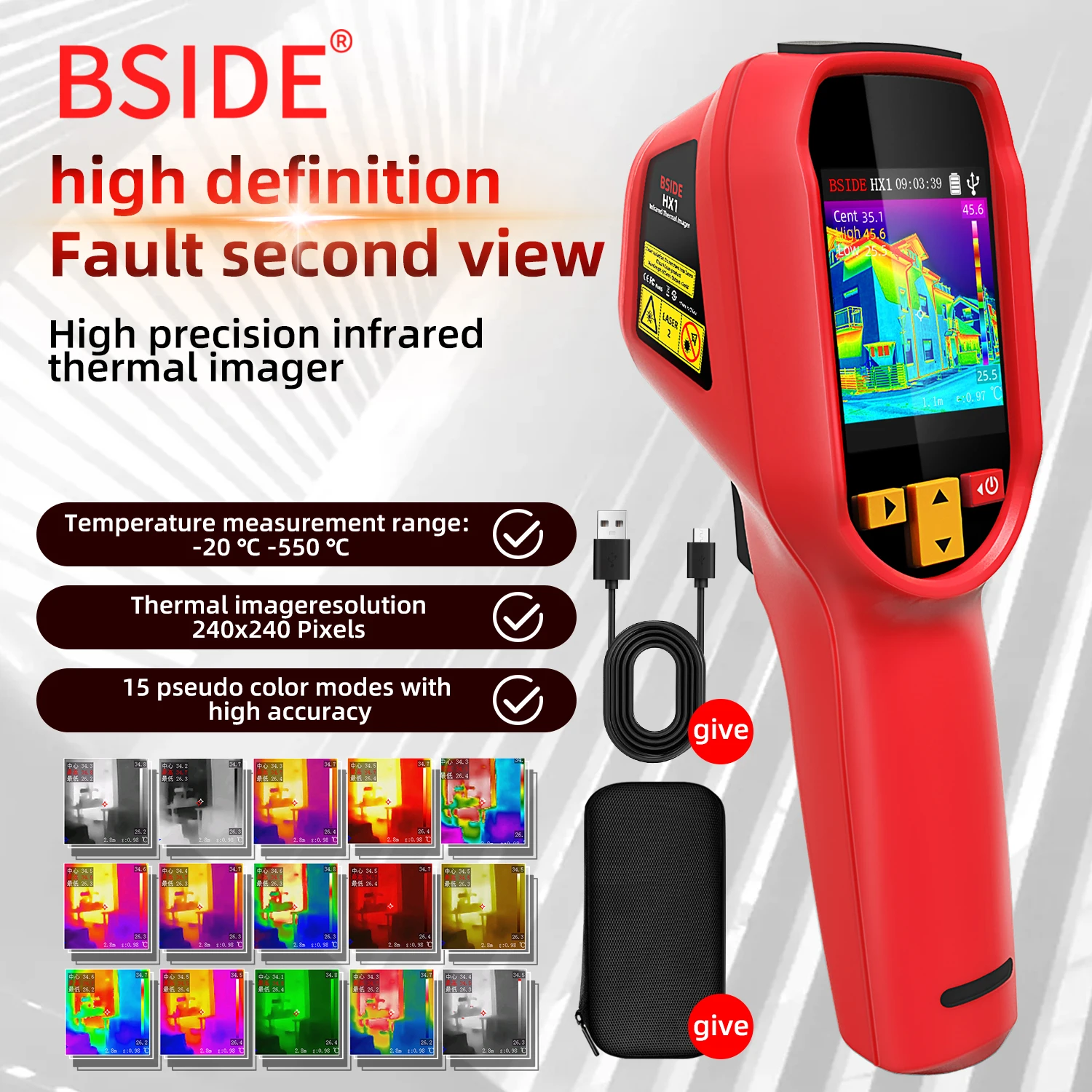 BSIDE HX1 240X240 Termal Görün - Thermal Imager Pcb Repair incelemesi ve fiyatı