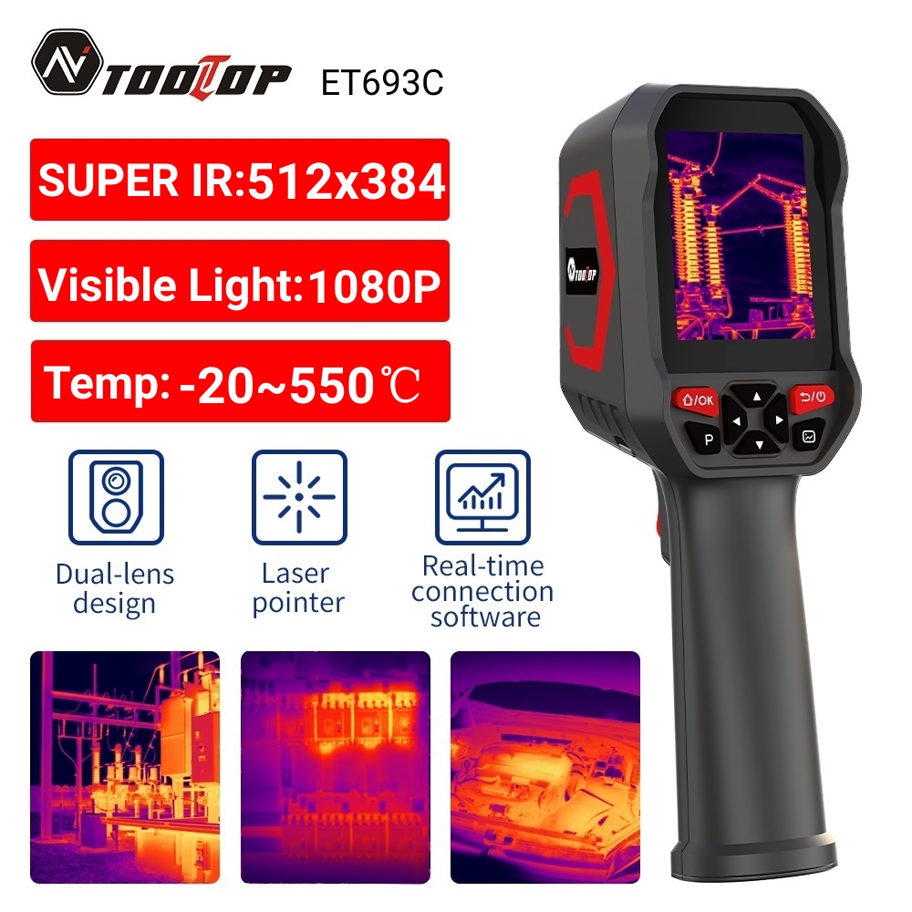 TOOLTOP ET693C Süper IR 512x38 - Nf 521 Thermal Imaging Camera incelemesi ve fiyatı